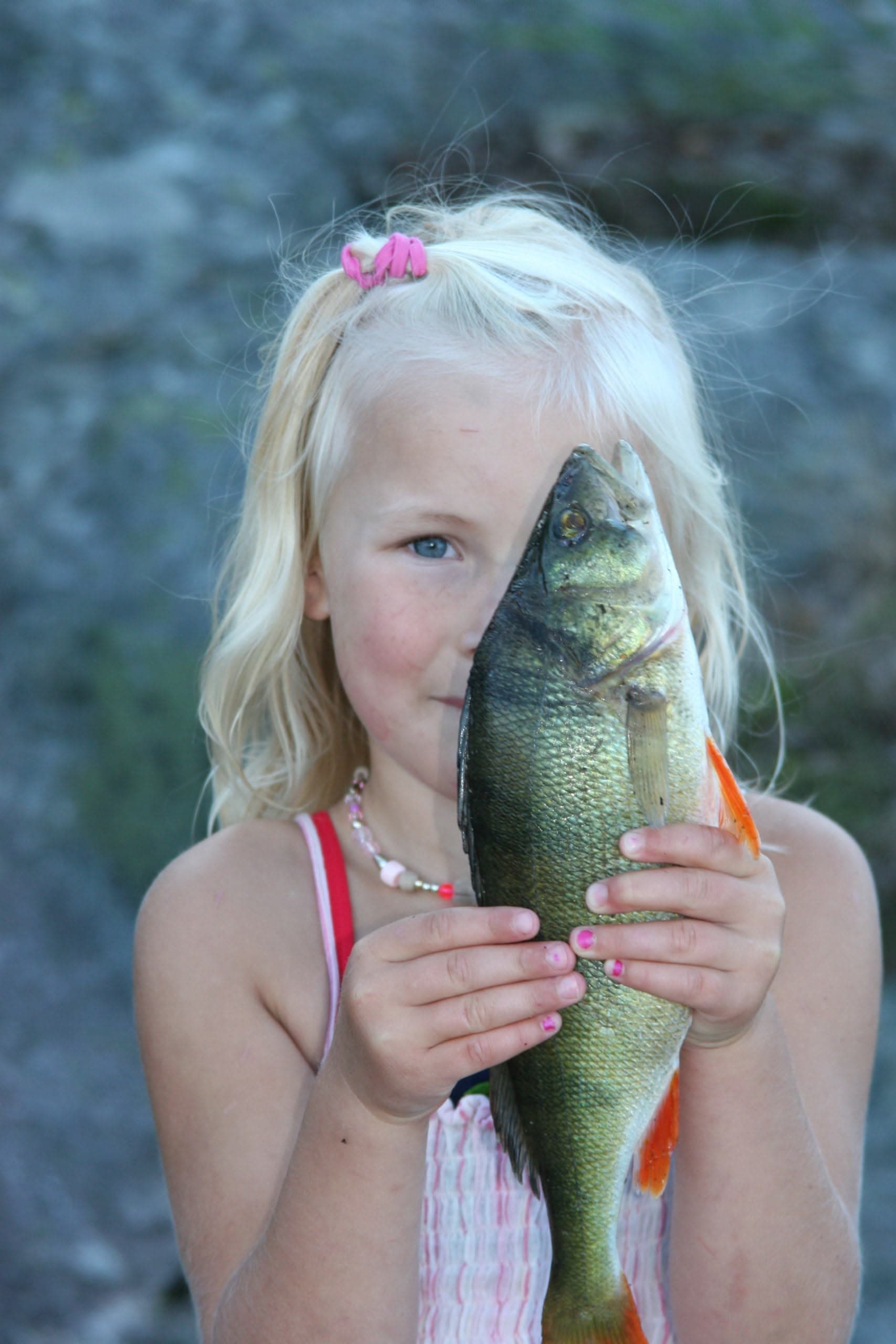 Girl with fish
